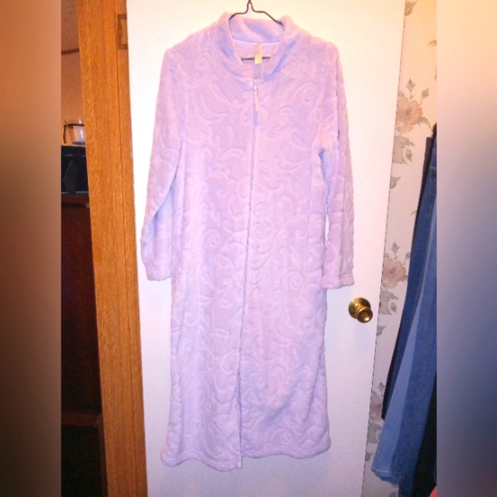 Velour women's robe